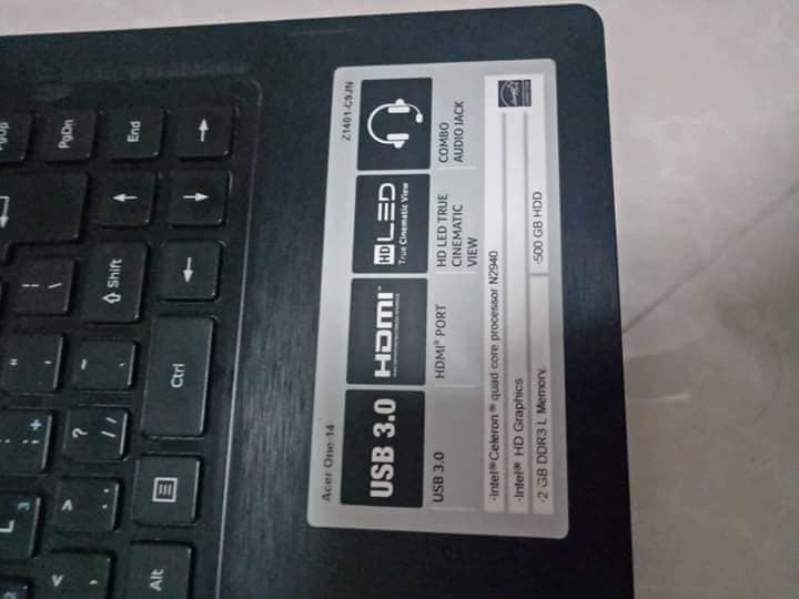 Acer laptop SLIM 5th geniration