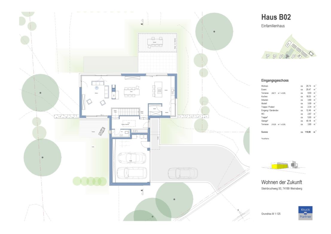 Baujahr 2014! Exklusives Wohnen auf 234 m² in herrlicher Aussichtslage von Weinsberg