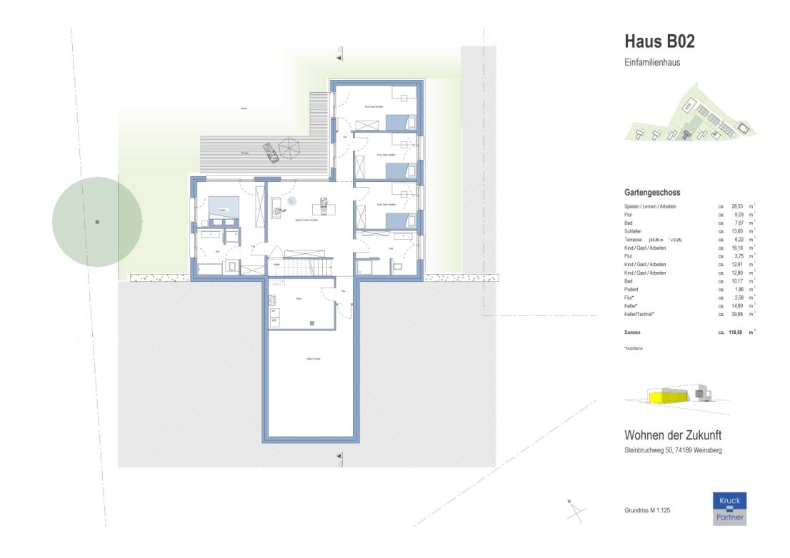 Baujahr 2014! Exklusives Wohnen auf 234 m² in herrlicher Aussichtslage von Weinsberg