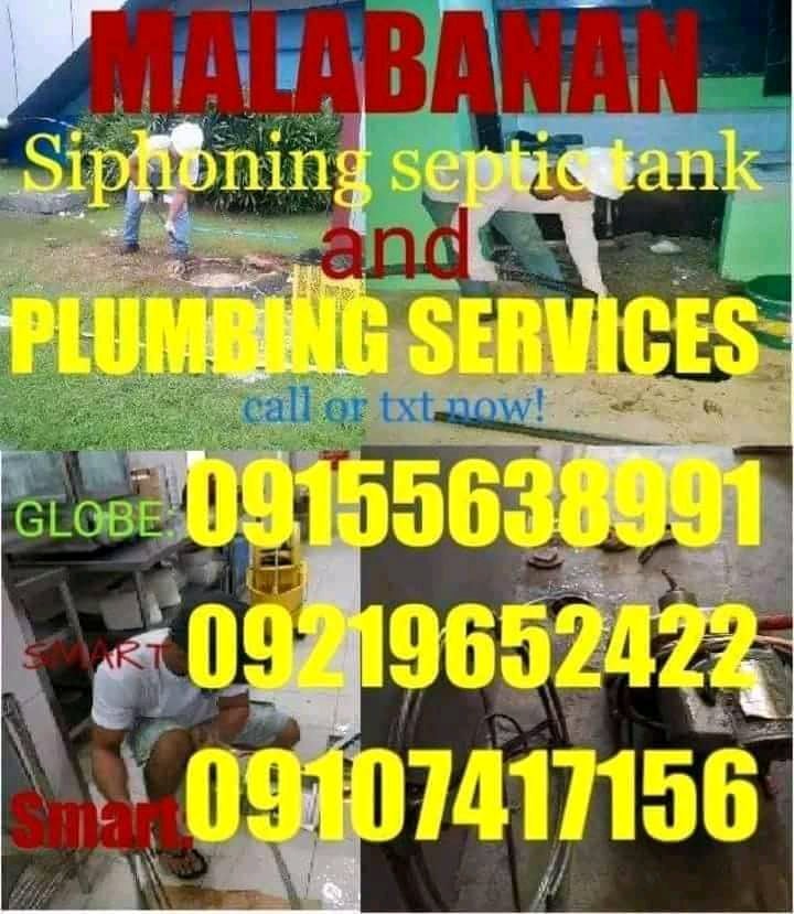 Malabanan siphoning septic tank and plumbing services