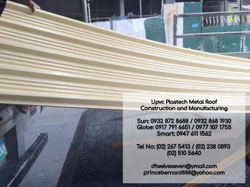 PlasTech Metal Roofing, Corrugated, Ribtype, longspan