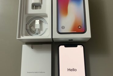 Apple iphone  x 256GB  BLACK