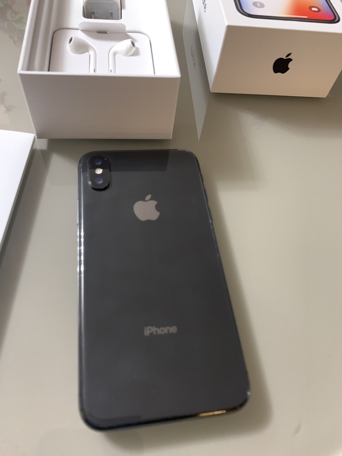 Apple iphone  x 256GB  BLACK