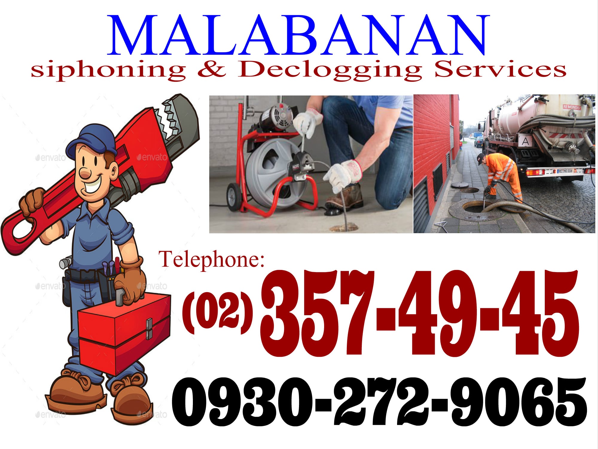 MCT Malabanan siphoning septic tank and declogging services