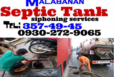 MCT Malabanan siphoning septic tank and declogging services