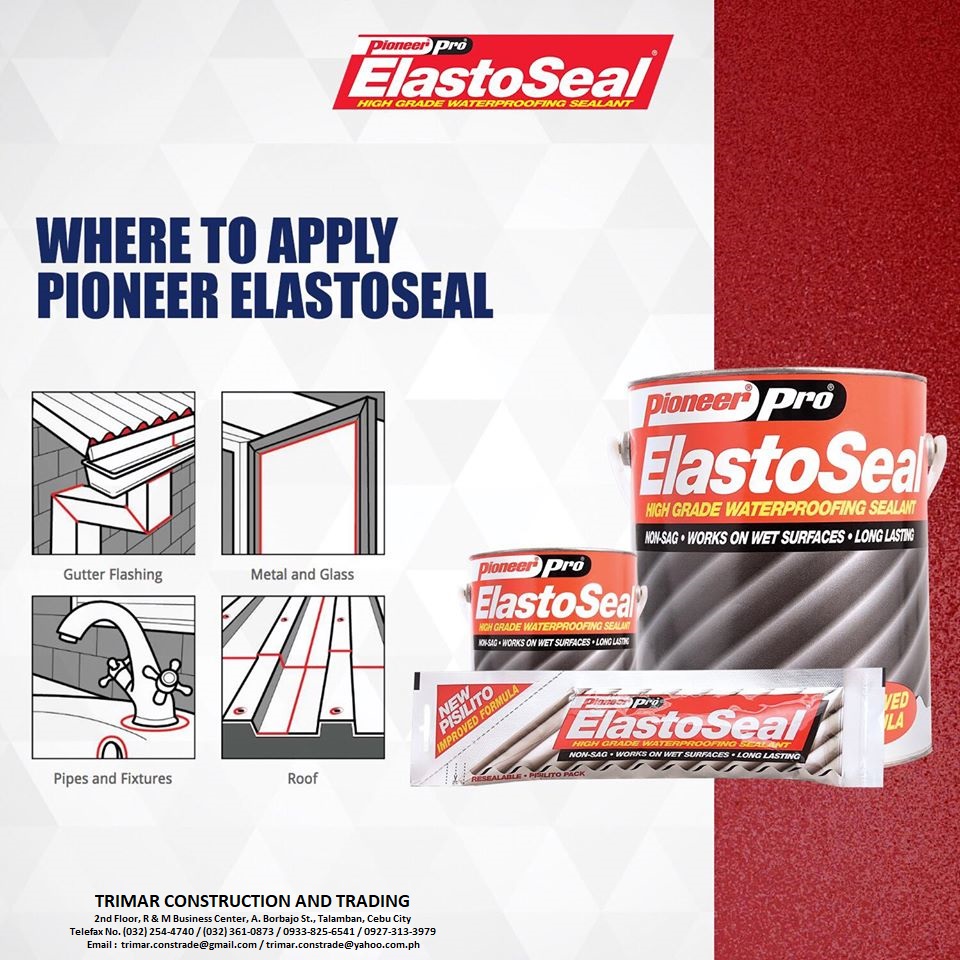 Pioneer Pro Elastoseal Roof Sealants by Trimar